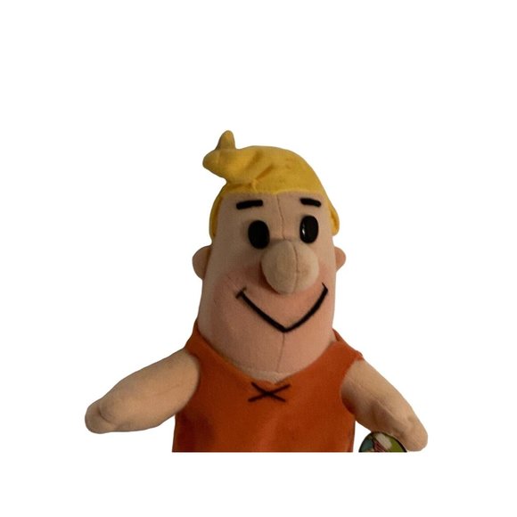 1993 Vintage Barney Rubble Plush With Tag 11 inches Hannah Barbera - Picture 3 of 9
